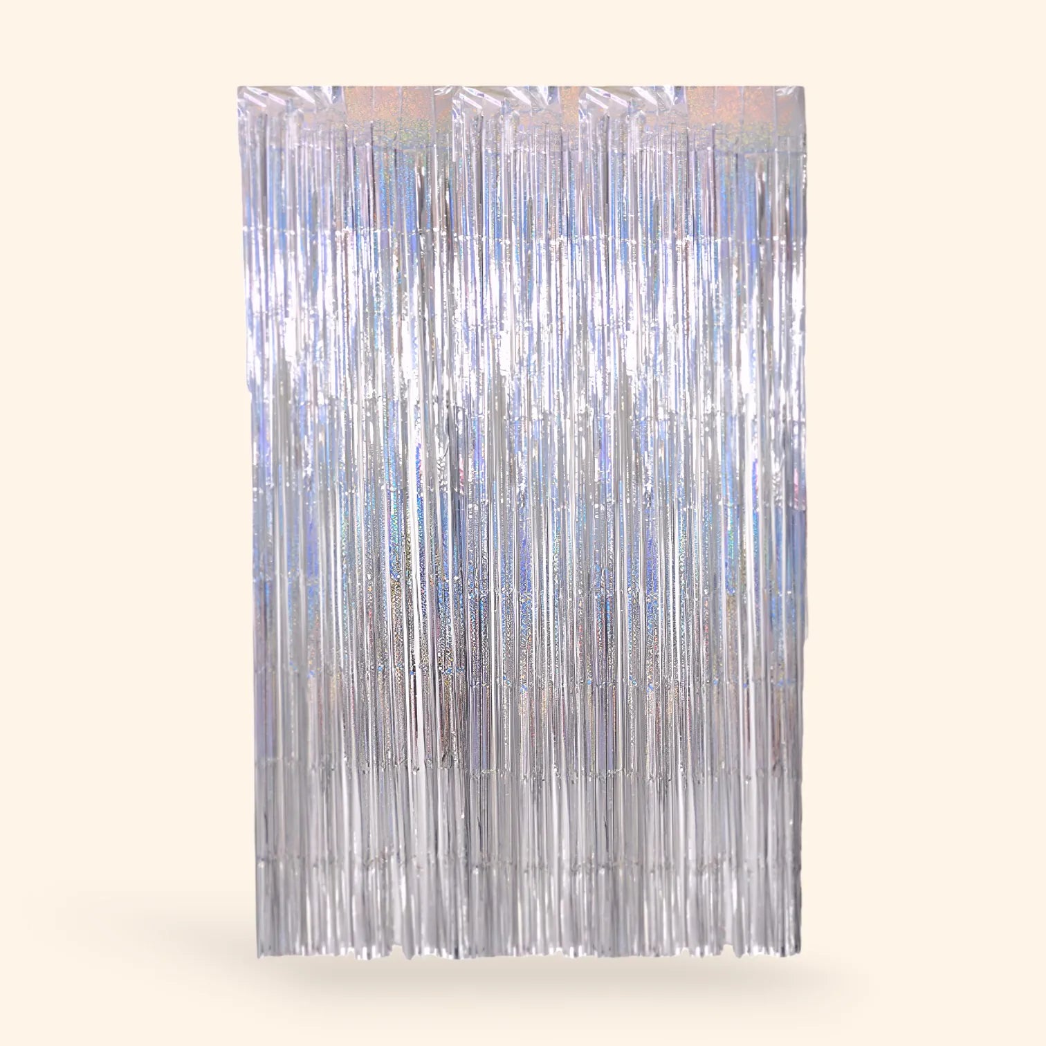 little-birthday-lametta-vorhang-silber-1x2-m-partydeko image 1