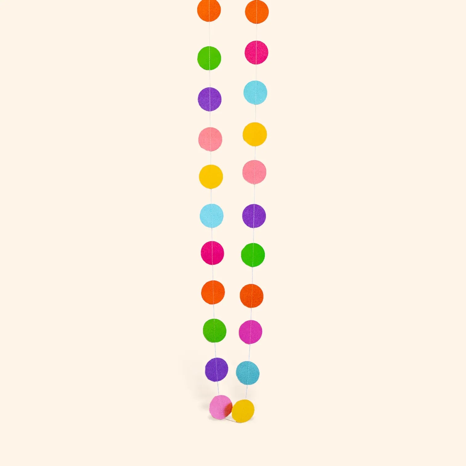 little-birthday-papiergirlande-bunt-2x-2m-punkte image 3