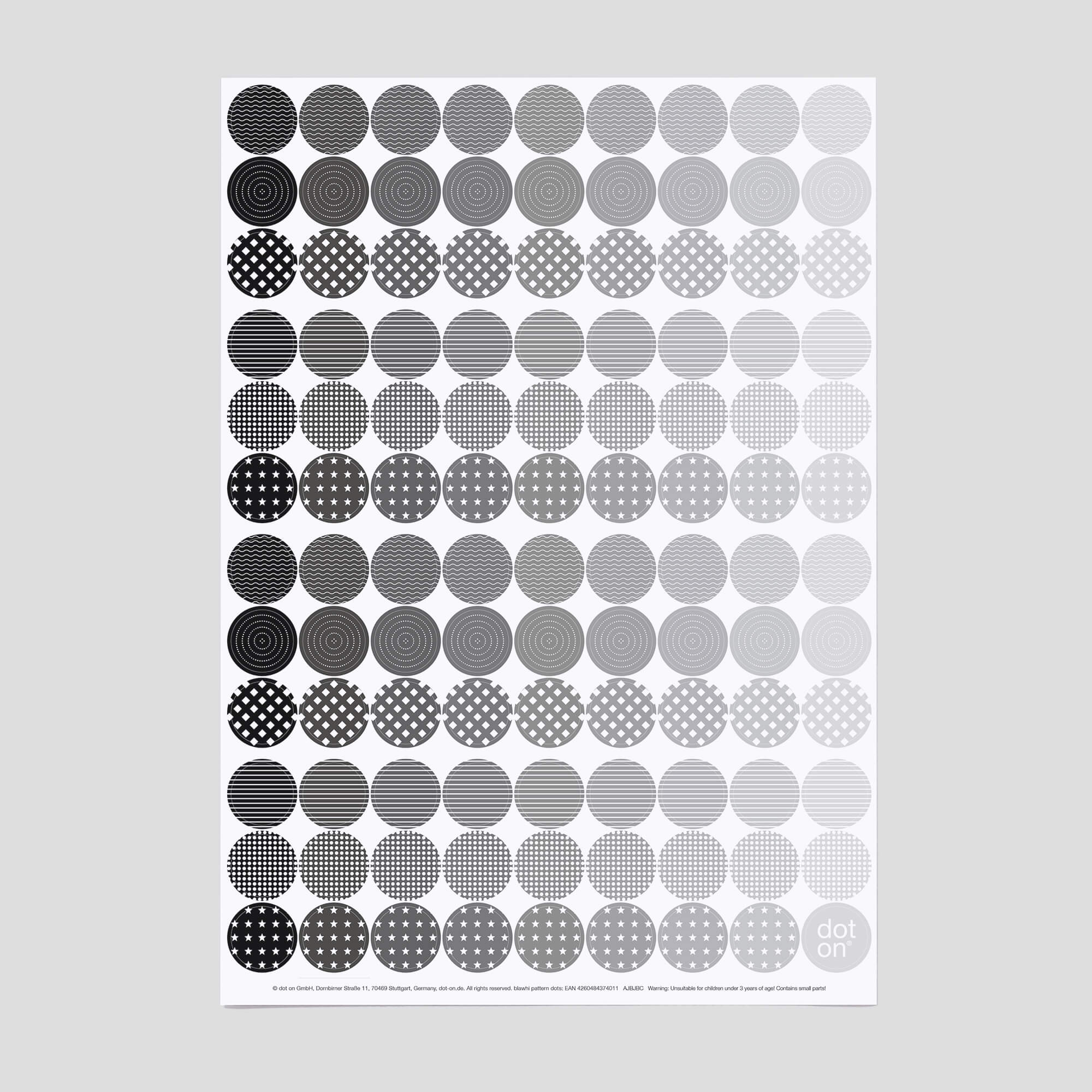 dot-on-blawhi-pattern-dots-20-mm-klebepunkte-schwarz-wei image 1