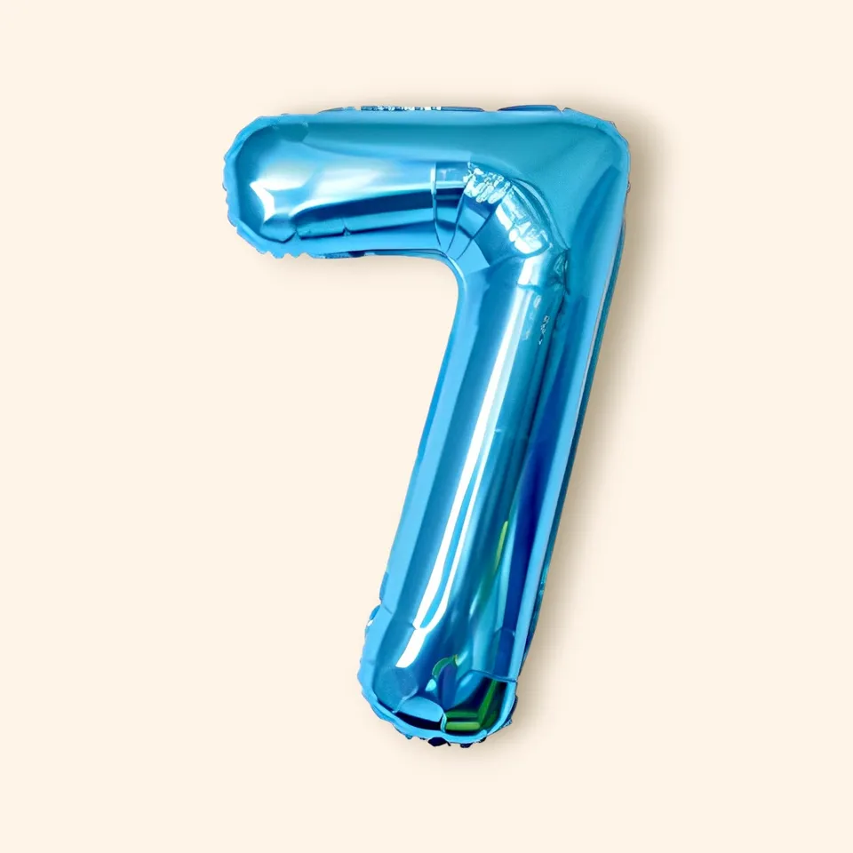 little-birthday-zahlenluftballon-7-folienballon-101-cm image 1