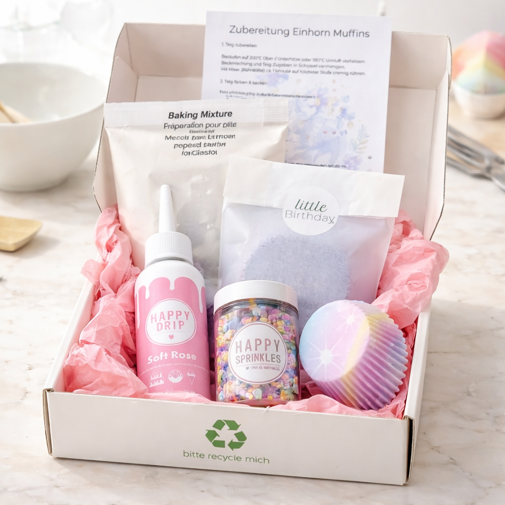 little-birthday-back-box-einhorn-regenbogen-muffins-backset image 1