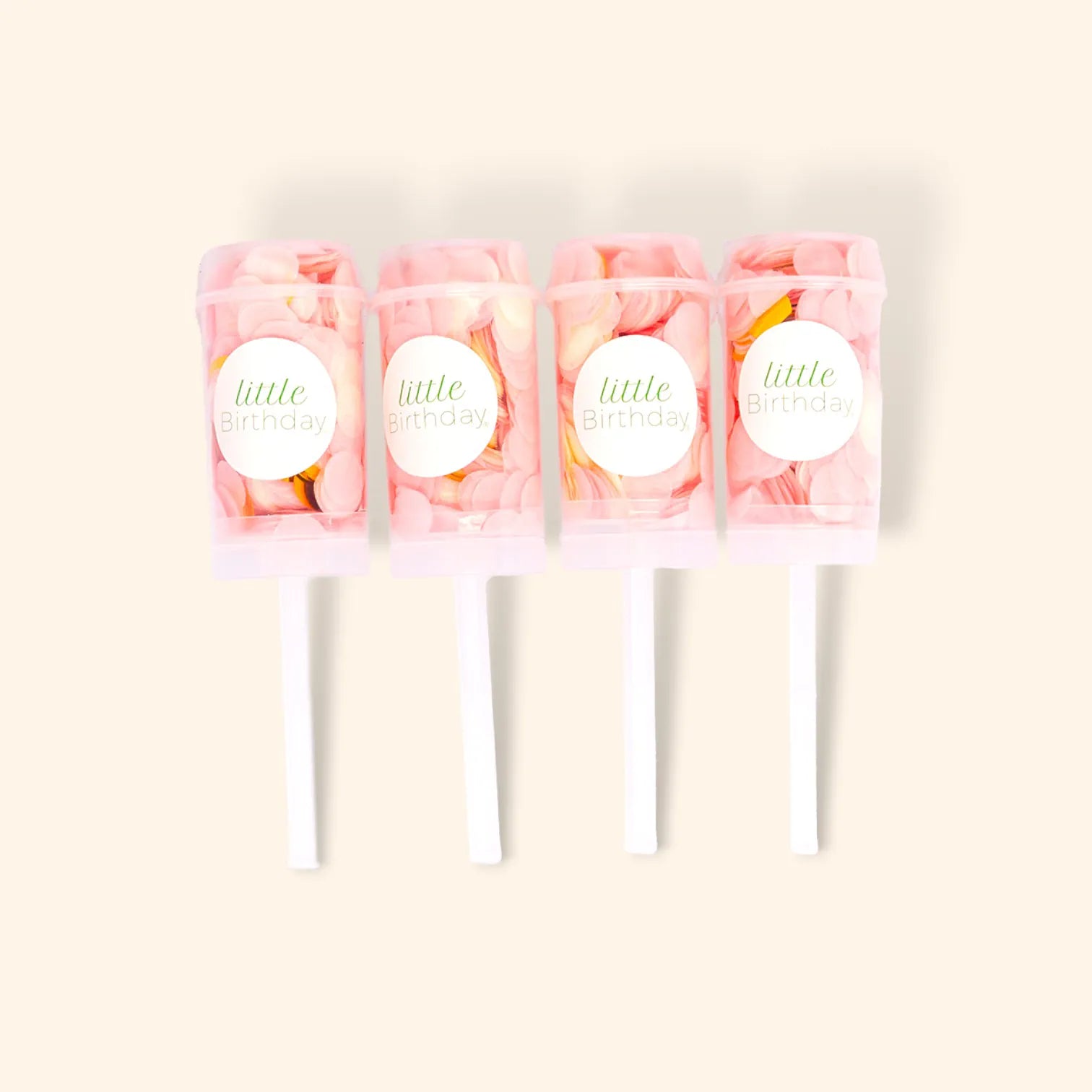 little-birthday-konfetti-kanone-push-pop-rosa-4-st-ck-set image 1