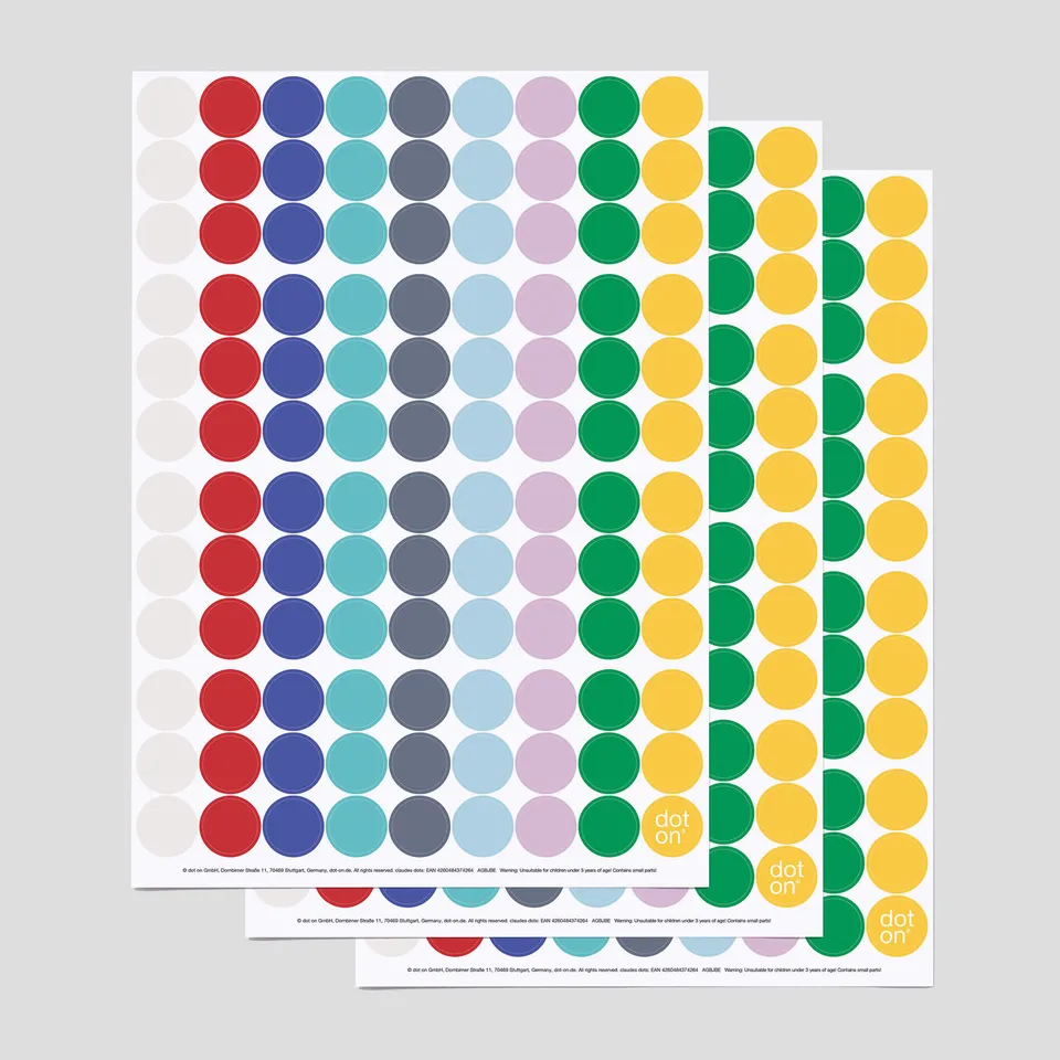 dot-on-claudes-dots-3er-set-klebepunkte-20-mm-pastell image 1