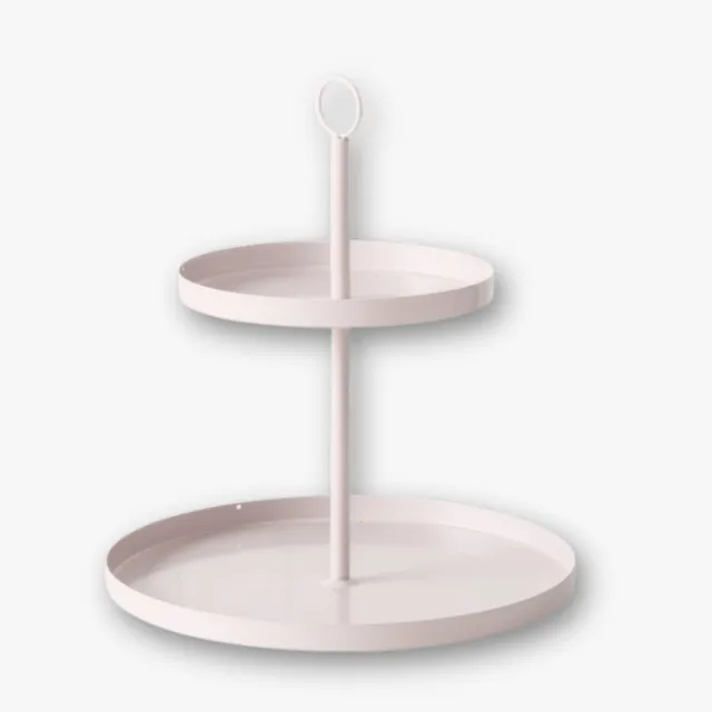 eventzauber-etagere-beige-rund-2-st-ckig-candybar image 1