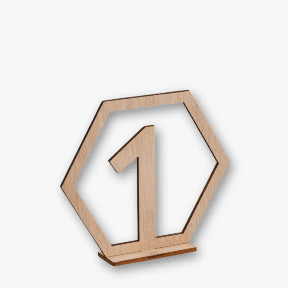 eventzauber-tischnummern-holz-hexagon-set-1-20-boho image 1