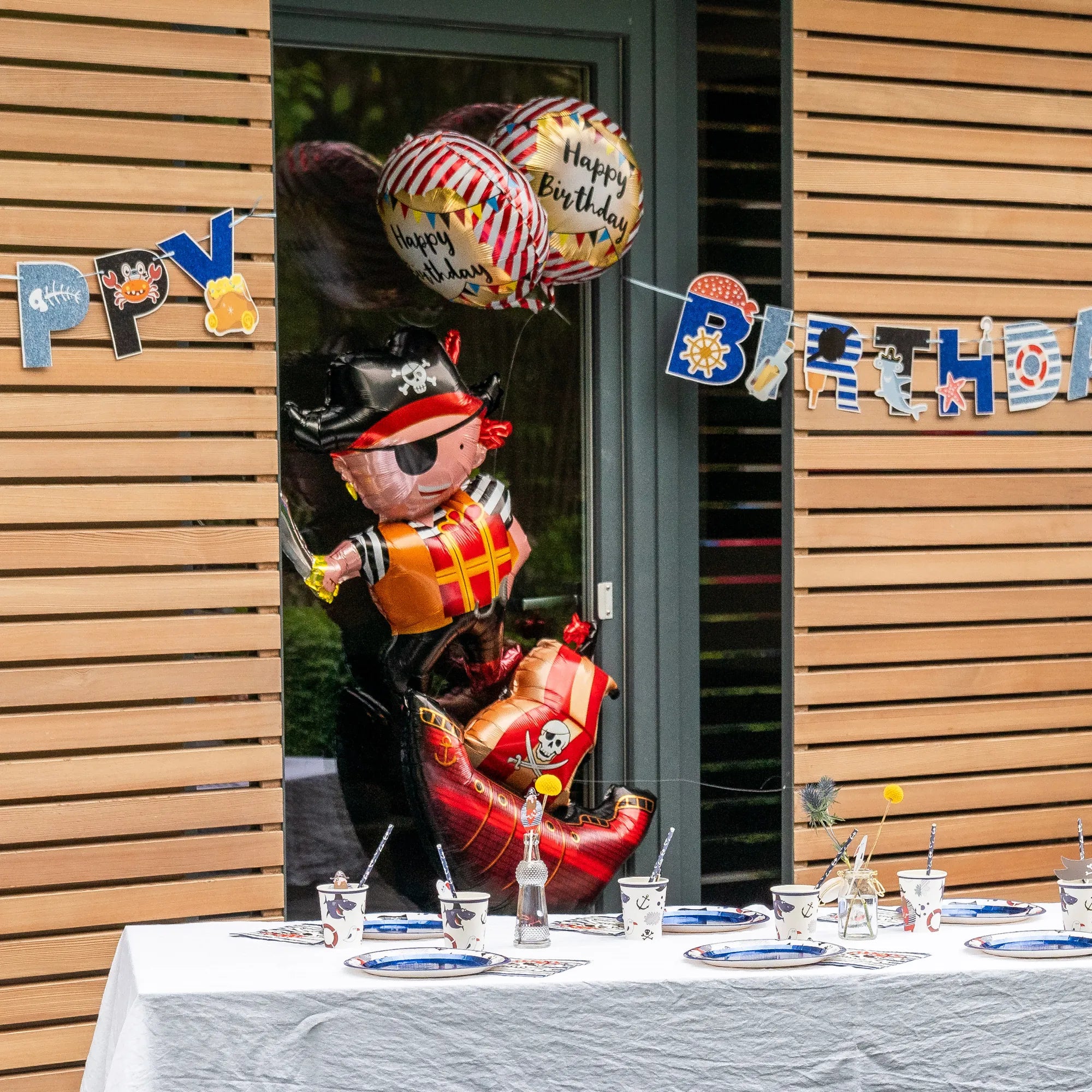 little-birthday-piraten-folienballon-set-4-teilig-helium-luftballons image 5