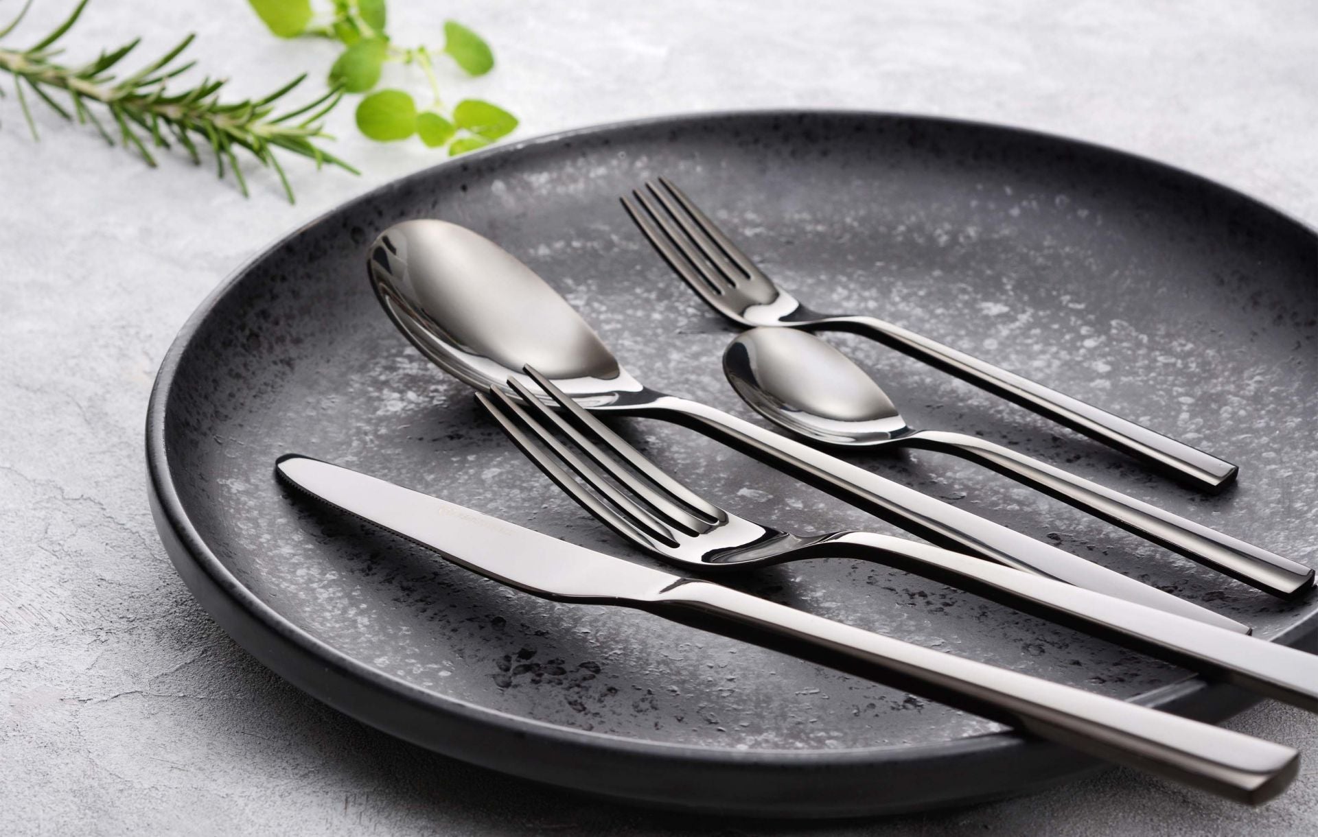 eventzauber-besteck-black-elegance-set-5-teilig-schwarz image 4