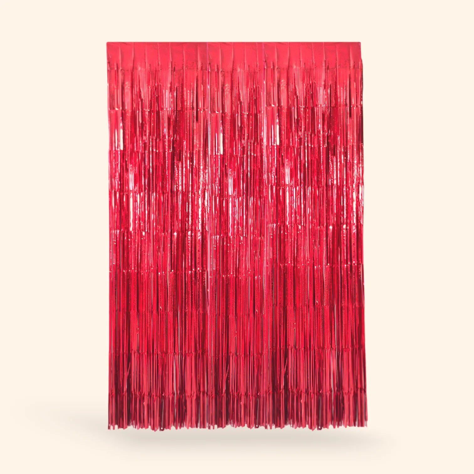 little-birthday-vorh-nge-girlanden-lametta-vorhang-rot-1x2-m image 1