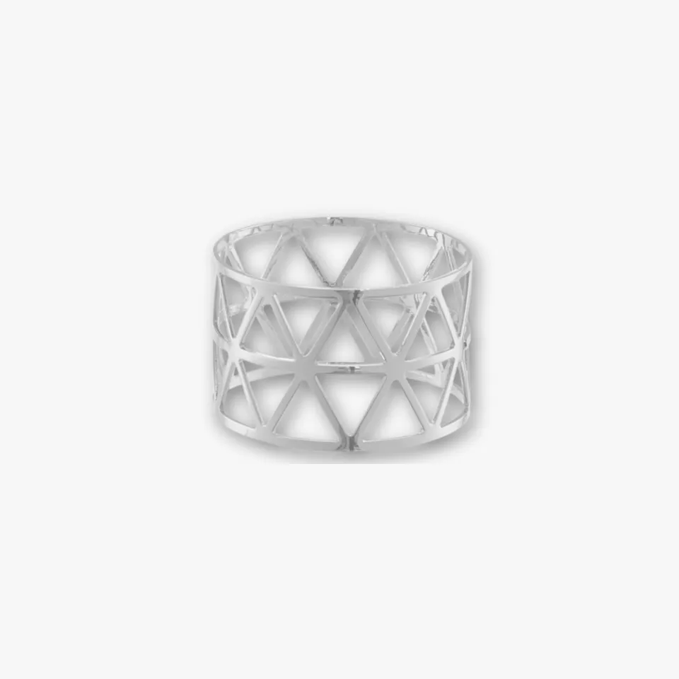 eventzauber-serviettenring-struktur-geometrie-silber-metall-mieten image 1
