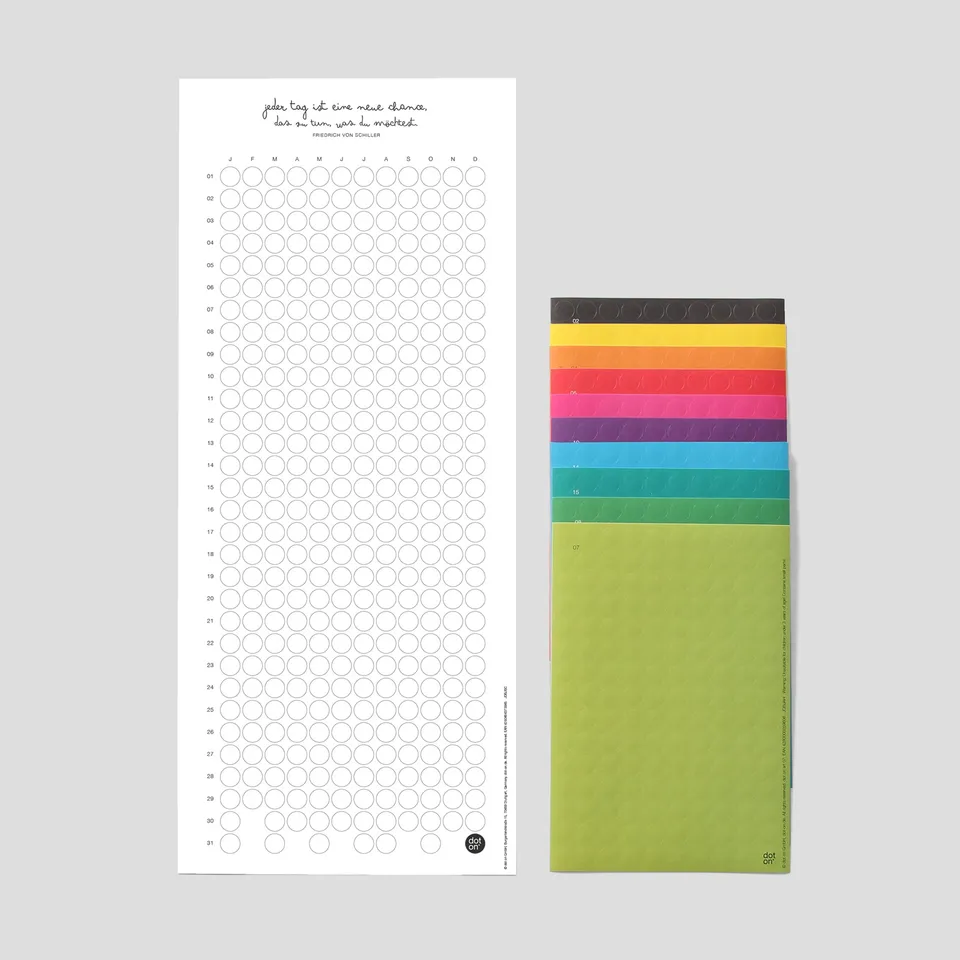 dot-on-habits-little-helper-habit-tracker-mit-klebepunkten image 1