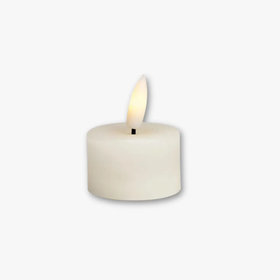 eventzauber-led-teelicht-echtwachs-wei-mit-timer-mieten image 1