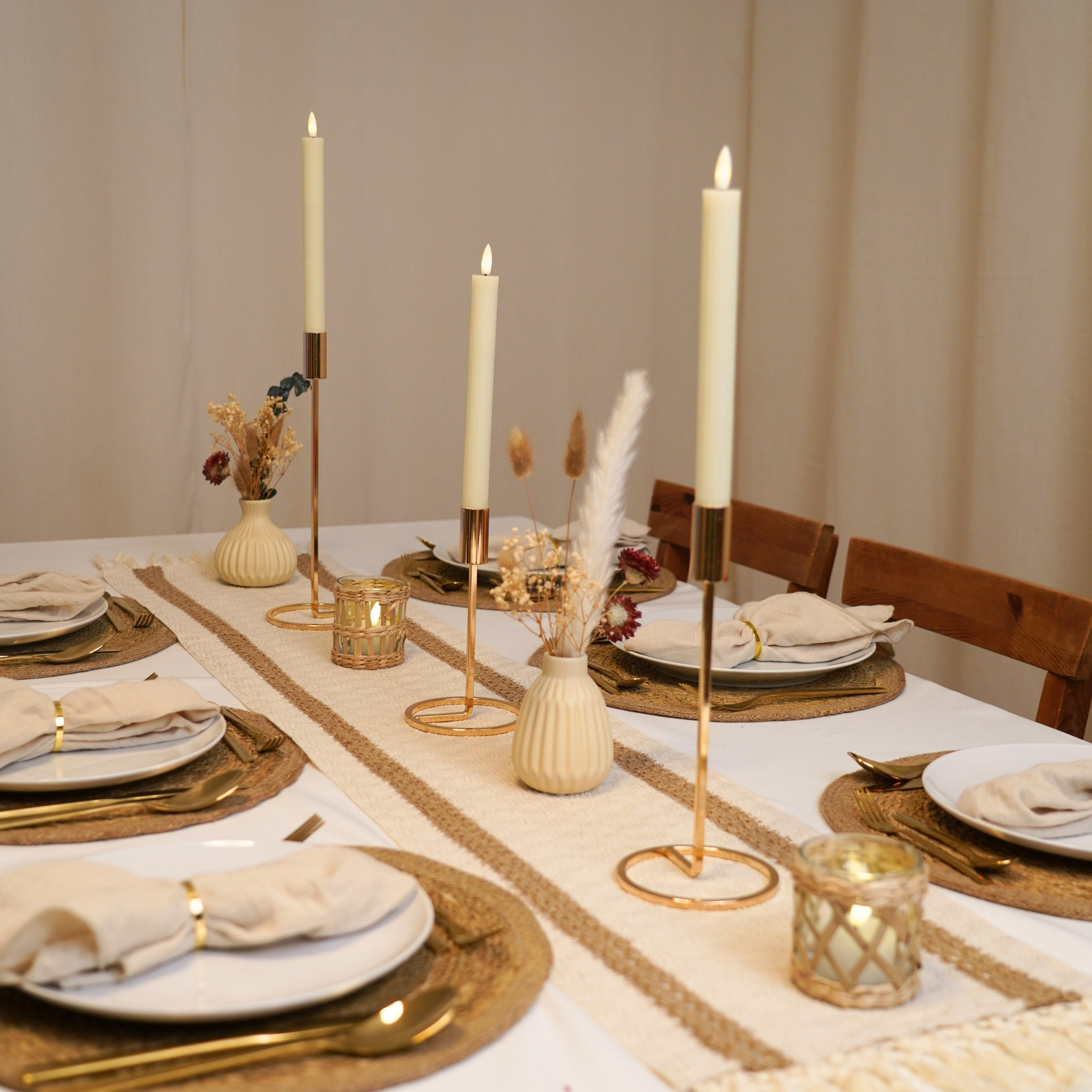 eventzauber-tischdeko-komplettset-boho-gold-20-30-g-ste image 1