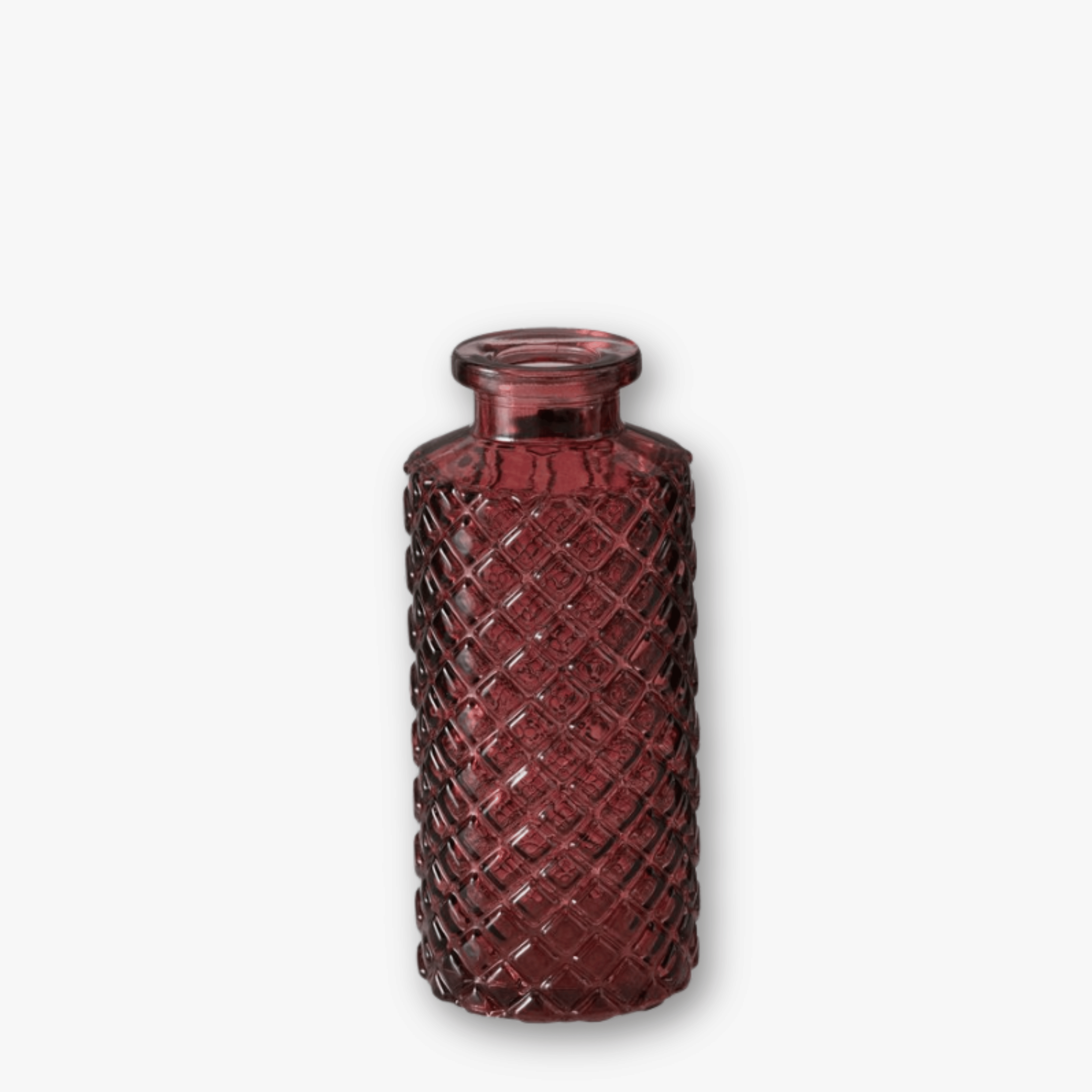 eventzauber-vasen-flaschenvasen-4er-set-berry-altrosa-glas-h14 image 3