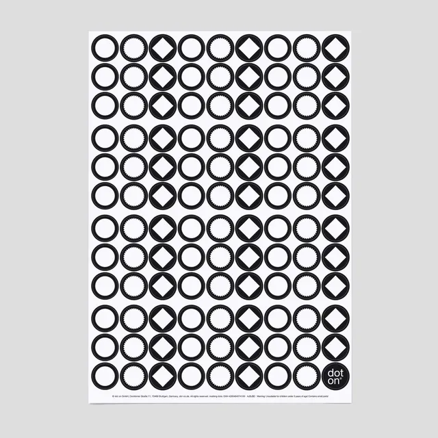 dot-on-marking-dots-klebepunkte-20-mm-schwarz-wei image 1