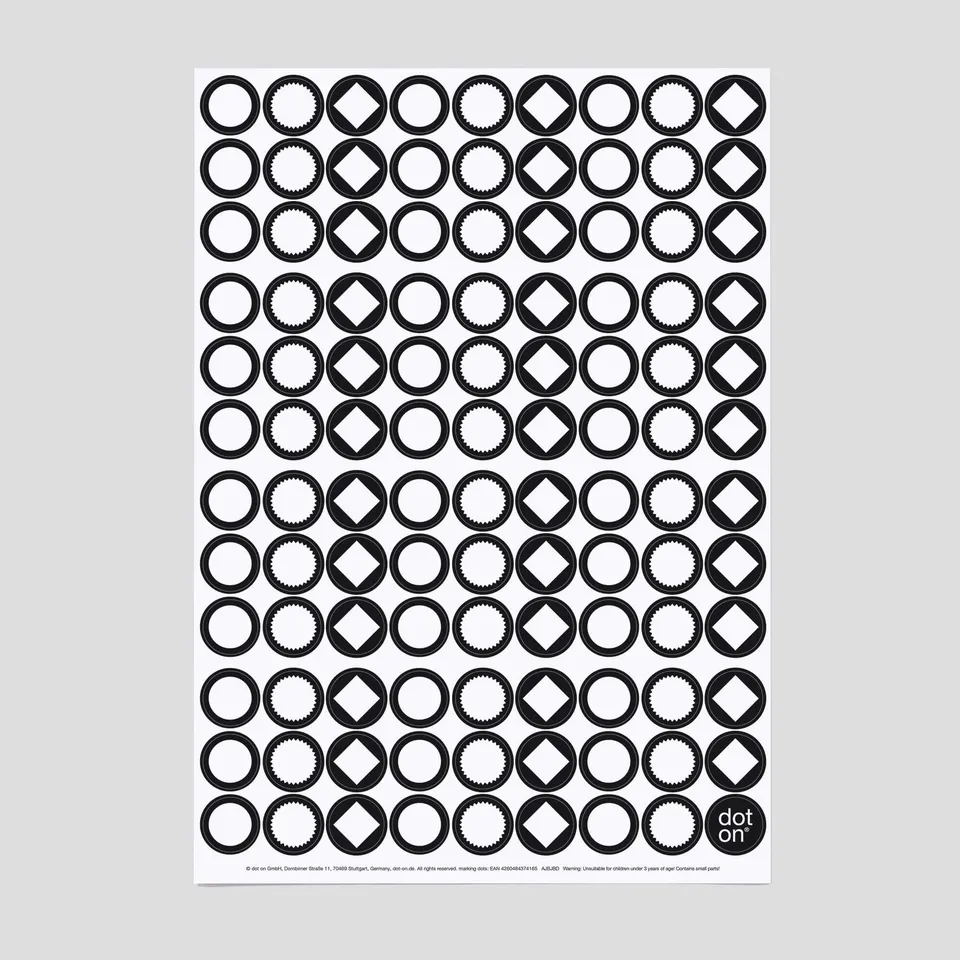 dot-on-marking-dots-klebepunkte-20-mm-schwarz-wei image 1