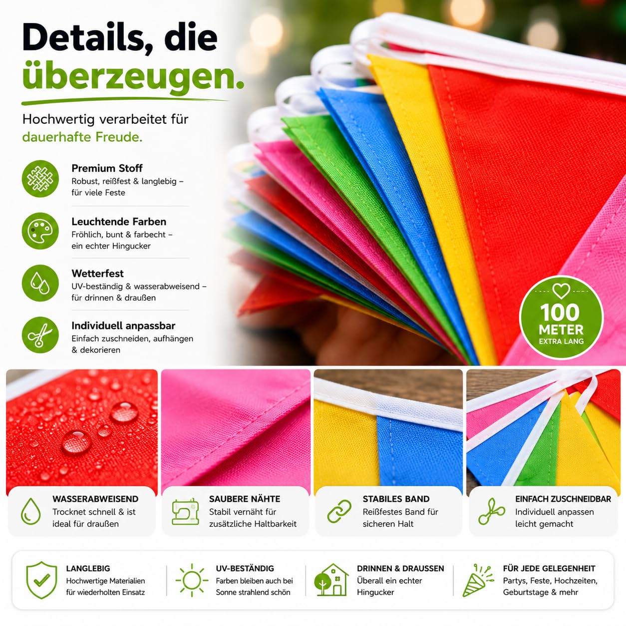 festifun-wimpelkette-100m-stoffgirlande-bunt-1x-wetterfest image 3