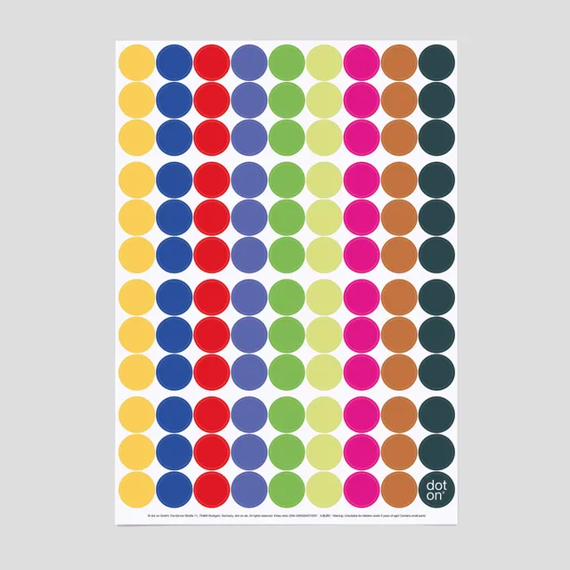 dot-on-fridas-dots-klebepunkte-20-mm-einzelbogen-bunt image 1