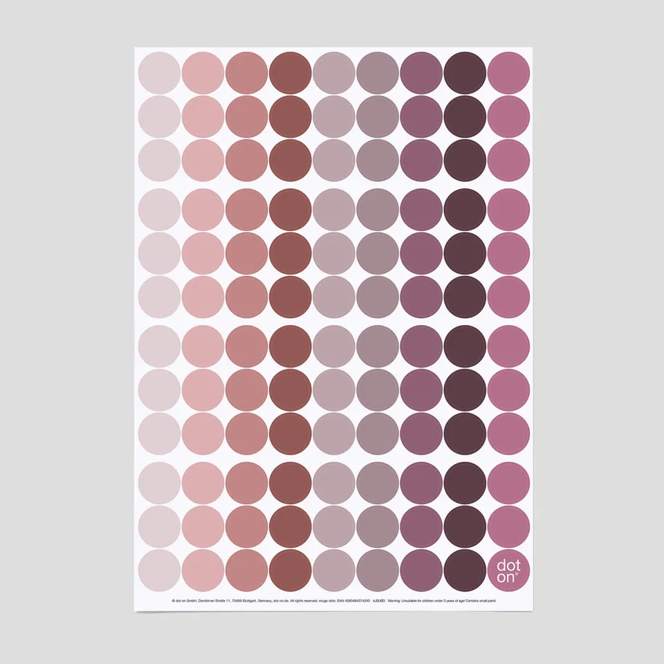 dot-on-klebepunkte-rouge-dots-20-mm-107-st-ck-rot image 1