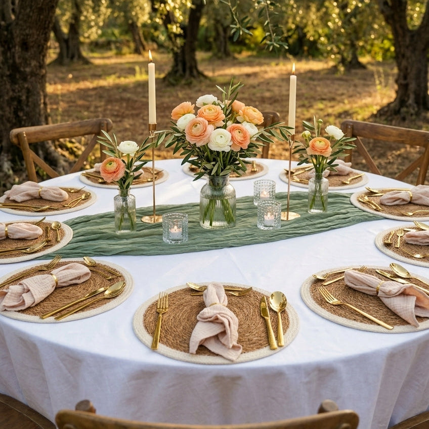 eventzauber-tischdeko-komplettset-greenery-beige-hochzeit-set image 7