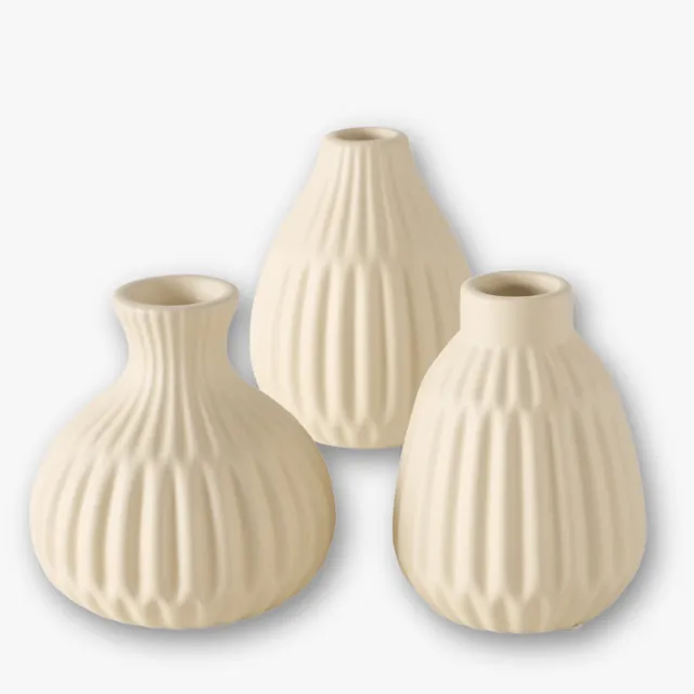 eventzauber-vasen-keramikvasen-3er-set-beige-boho-h12 image 1