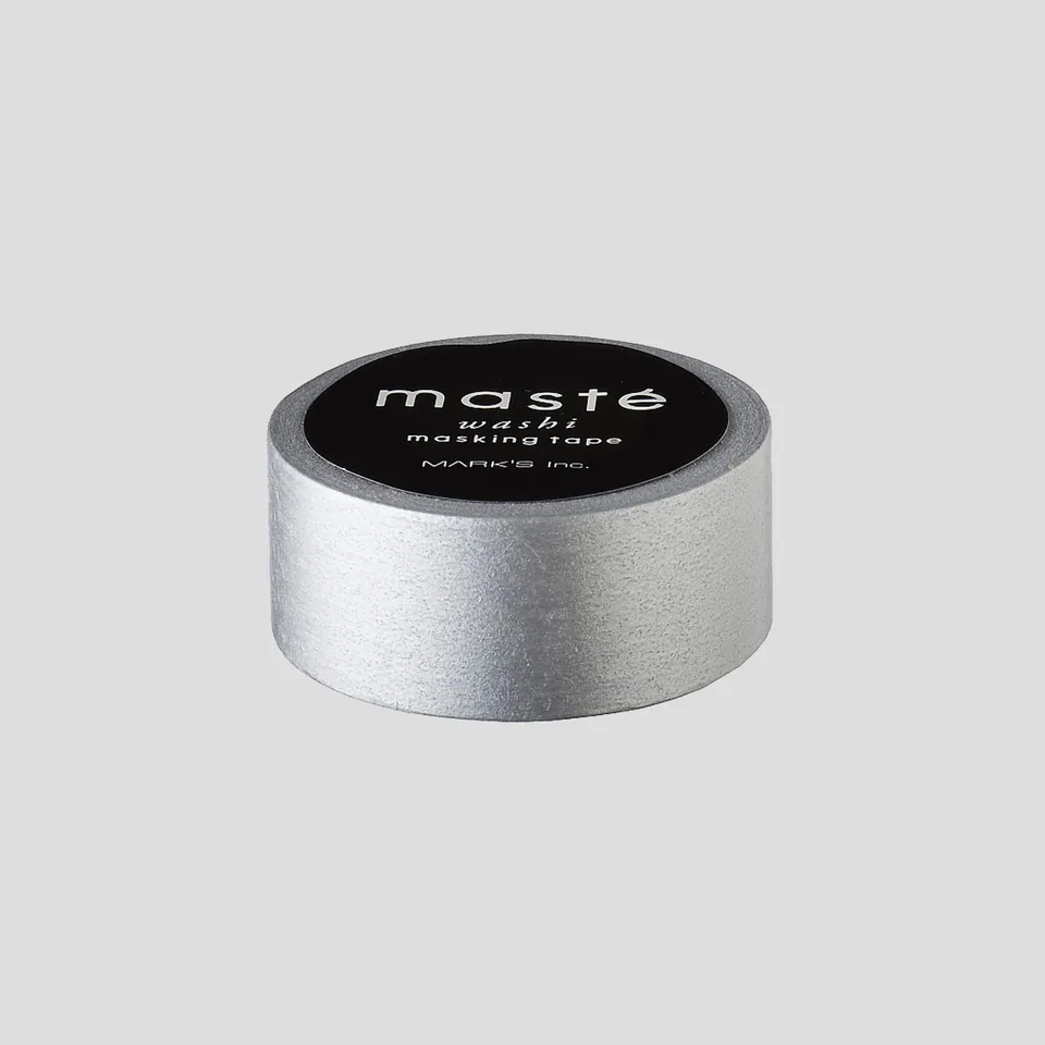 mast-washi-tape-silber-klebeband-1-5-cm-x-5-m image 1
