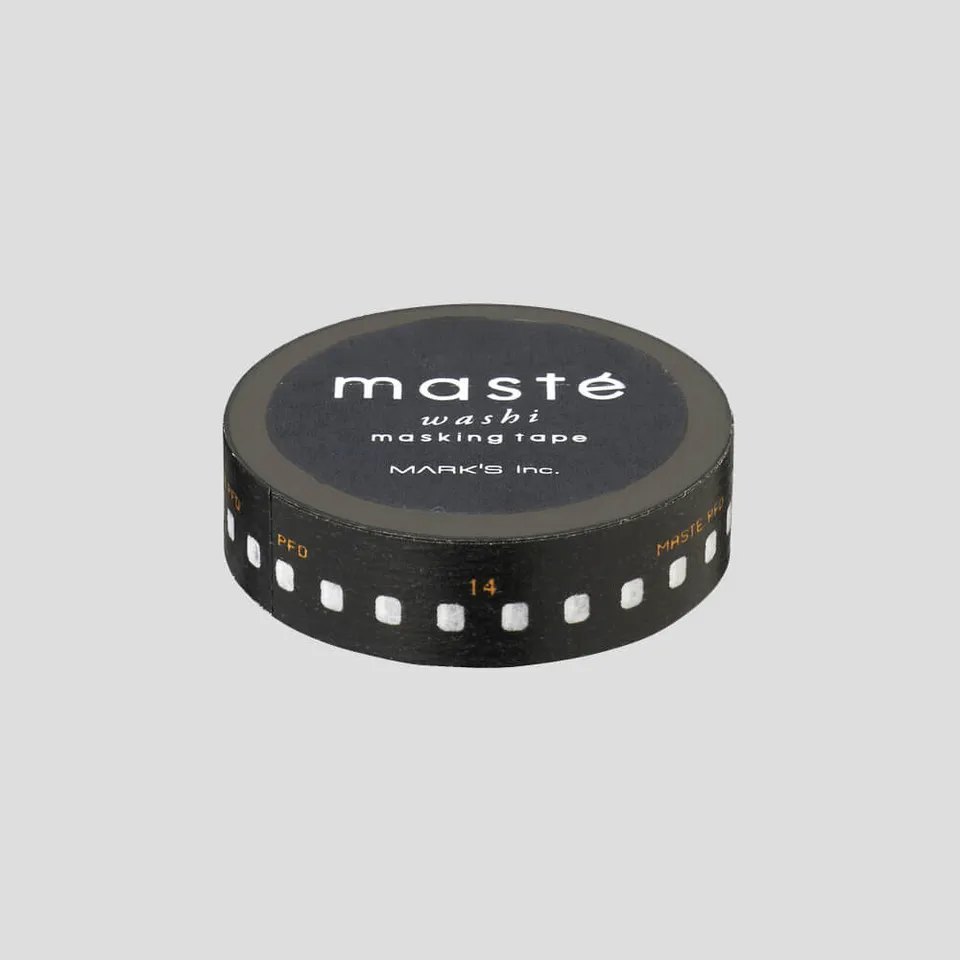 mast-washi-tape-negative-film-10-mm-x-7-m-reispapier image 1