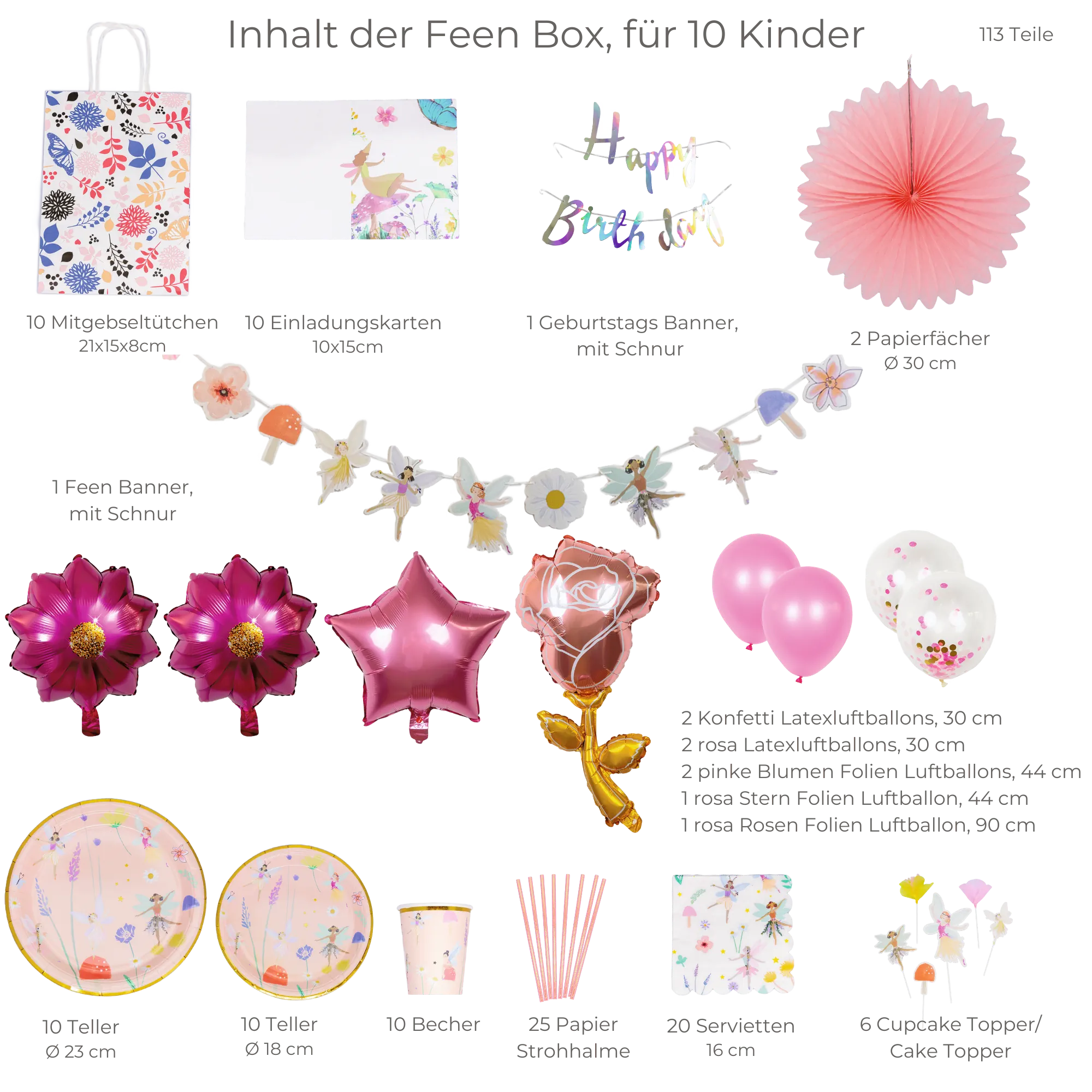 little-birthday-feen-mottobox-113-tlg-f-r-10-kinder image 3
