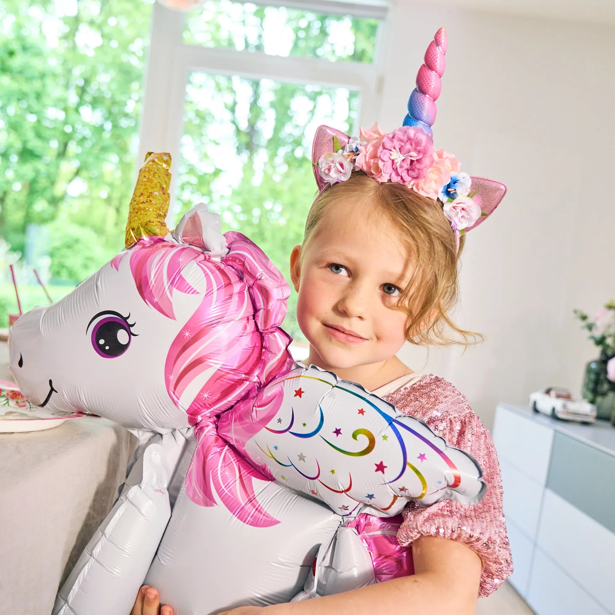 little-birthday-accessoires-einhorn-haarreif-regenbogen-26x18-cm image 3