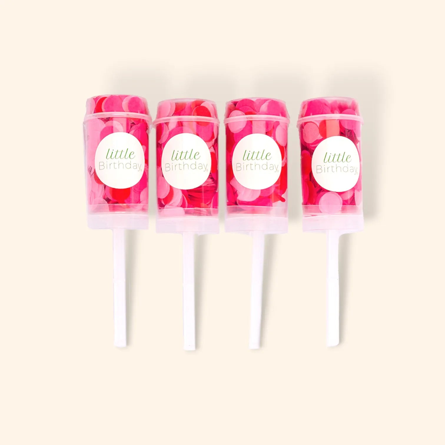 little-birthday-konfettiboxen-konfetti-kanone-push-pop-pink-4er-set image 1