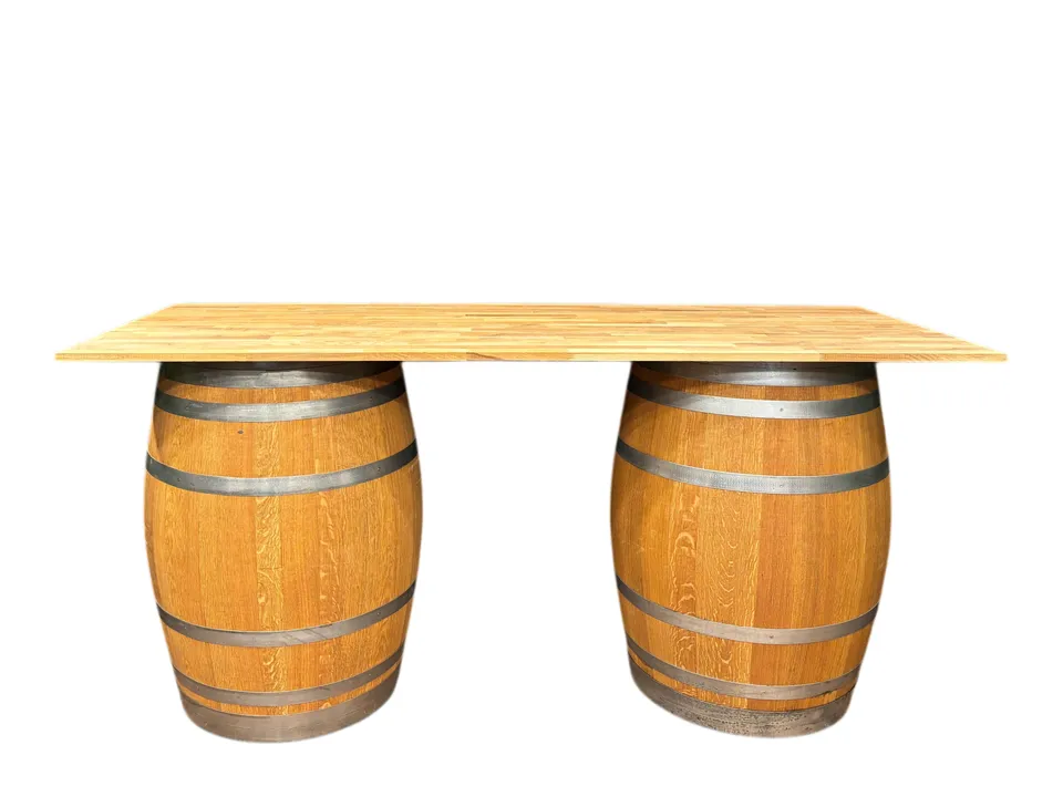 eventverleih-schleswig-holstein-mobiliar-weinfass-tisch-200x80-cm-mieten-eiche image 1