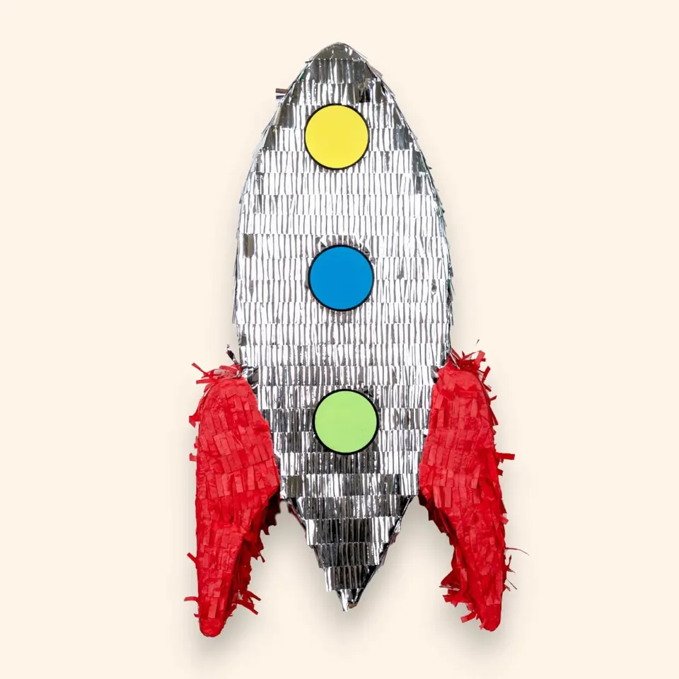 little-birthday-pinatas-rakete-pinata-54-cm-zum-bef-llen image 1