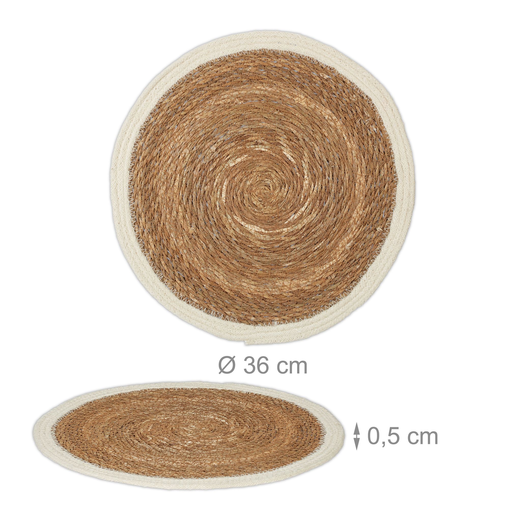 eventzauber-platzset-geflochten-rund-36cm-heller-rand image 2