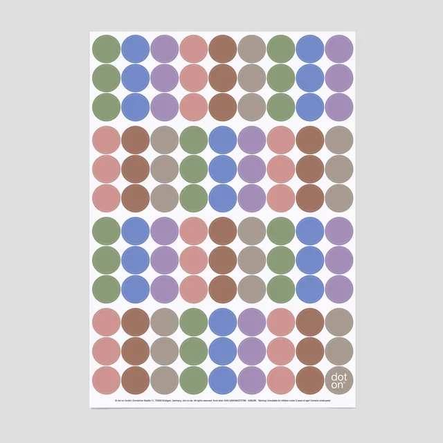 dot-on-klebepunkte-floral-dots-sticker-20-mm-pastell image 1