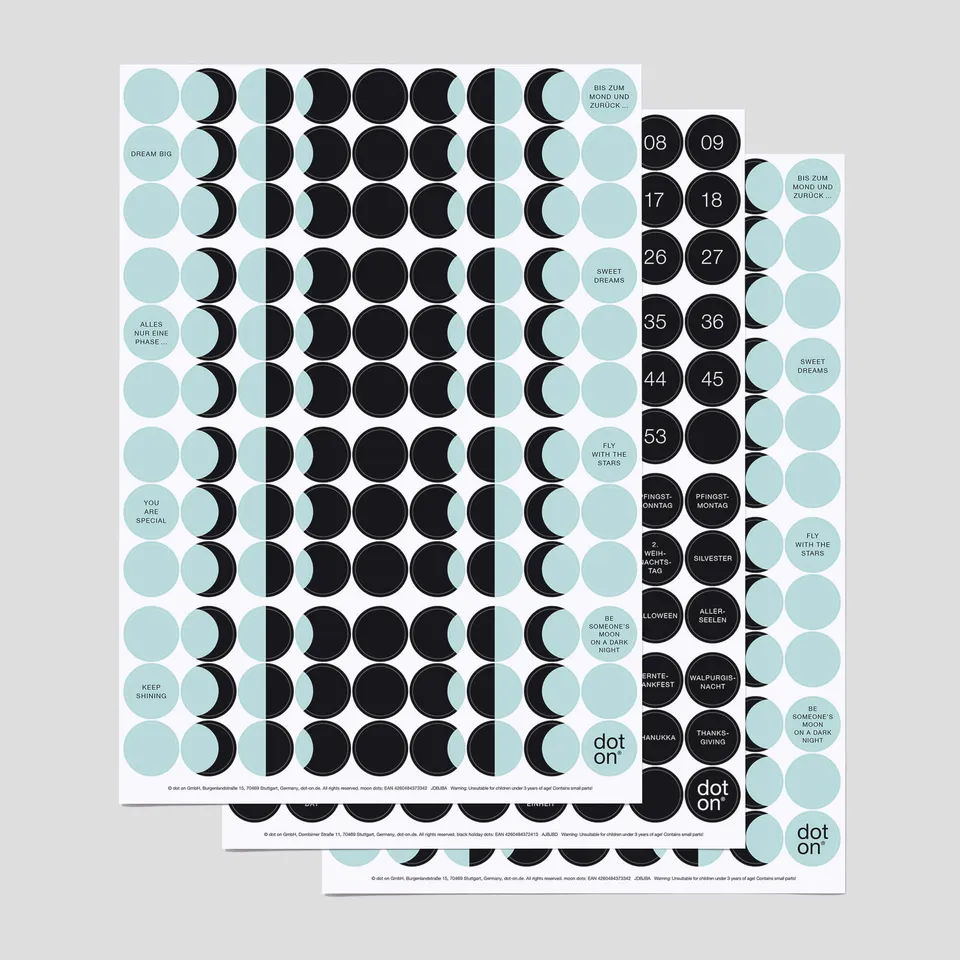 dot-on-moon-moments-dots-3er-set-klebepunkte-20-mm-mond image 1