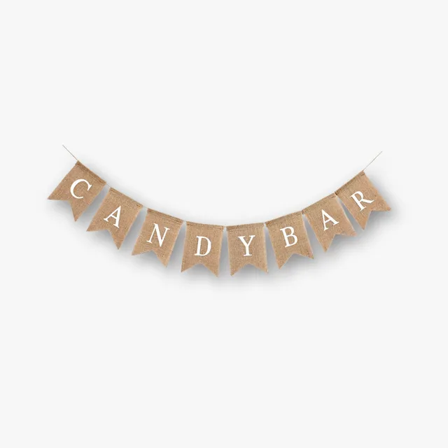 eventzauber-candybar-girlande-jute-candy-bar-wimpel image 1