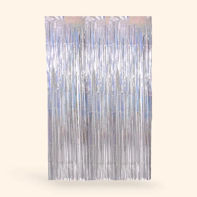 little-birthday-lametta-vorhang-silber-1x2-m-partydeko image 1