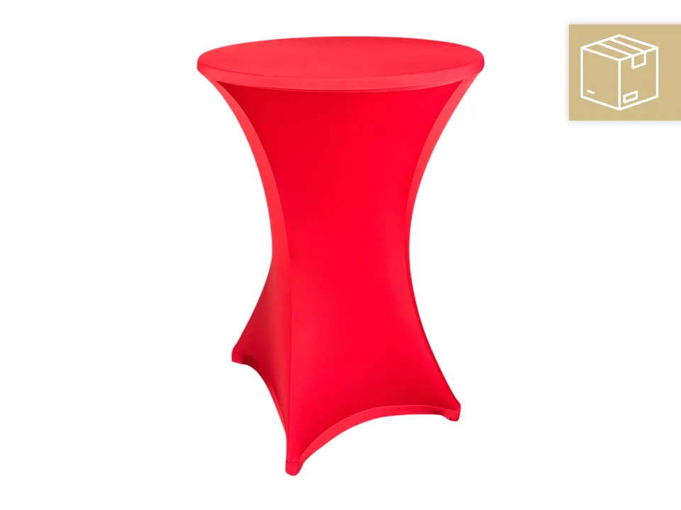 eventverleih-mobiliar-stehtischhusse-rot-stretch-80-cm-bis-4-tage image 1